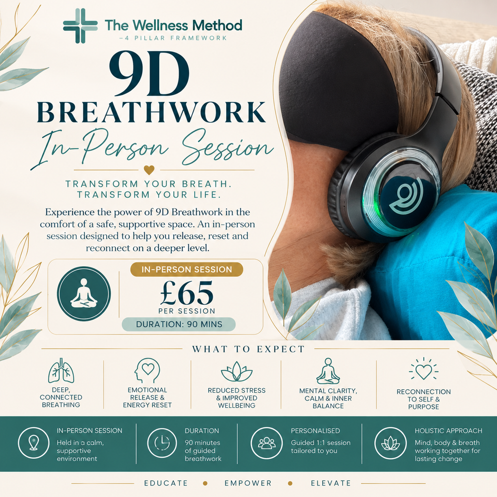 REDUCED 1:1 9D Breathwork Session (in person) 90 Minutes | Deep Reset | WAS £65 NOW £45