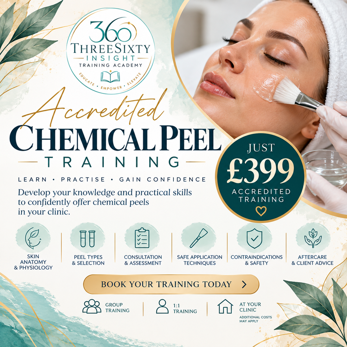 Accredited Chemical Peel Training – £399 - Face To Face