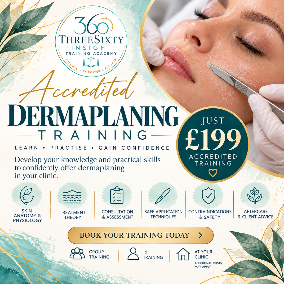 Accredited Dermaplaning Training Course – £199 - Face To Face