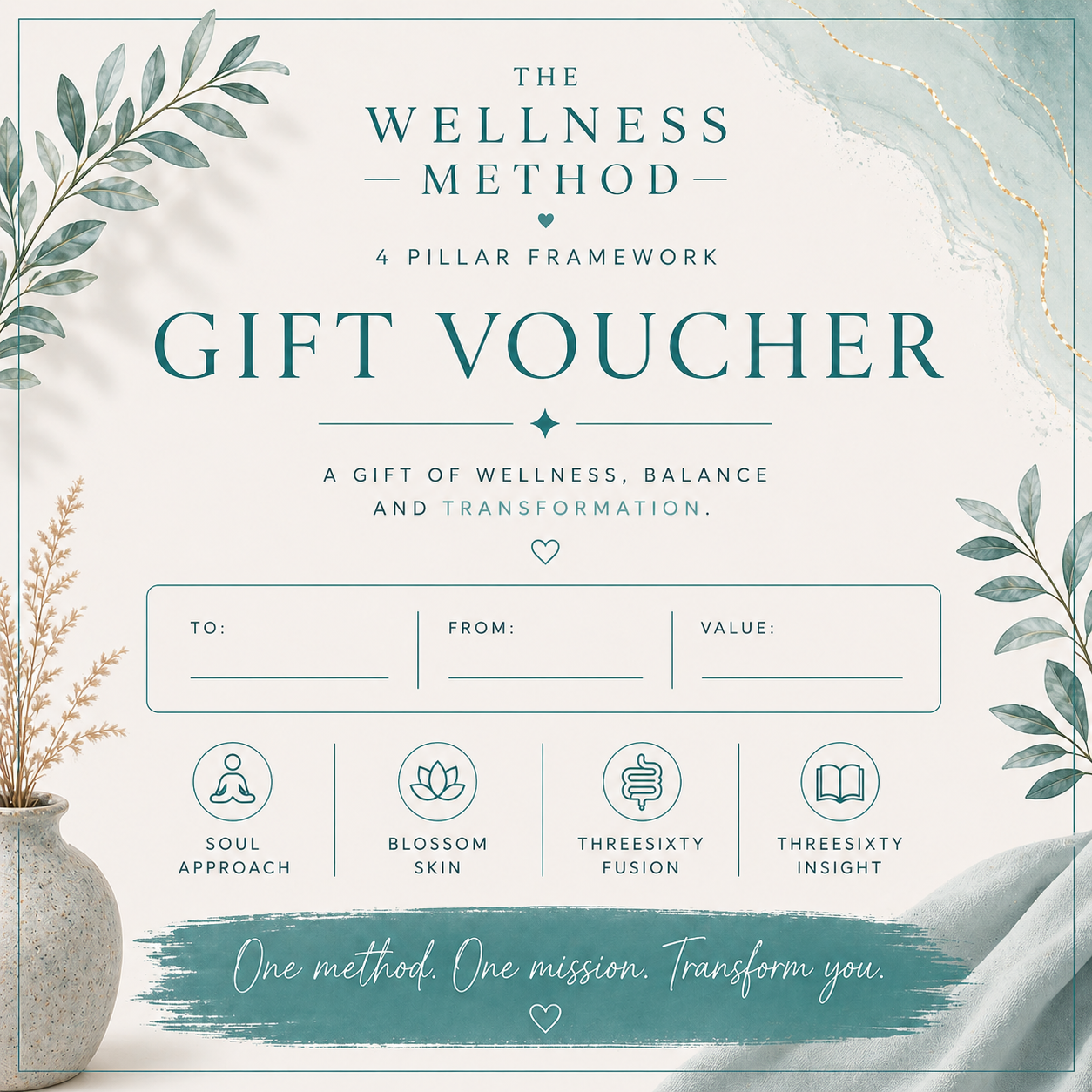 The Wellness Method - 4 Pillar Framework Gift Card