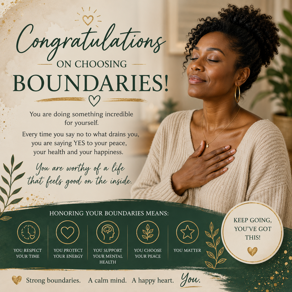 Hard Back Workbook - Boundaries That Set You Free - A Practical Guide to Saying No, Building Confidence & Protecting Your Peace