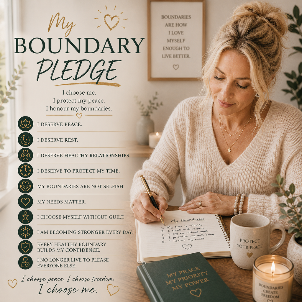 Instant Download Workbook - Boundaries That Set You Free  A Practical Guide to Saying No, Building Confidence & Protecting Your Peace