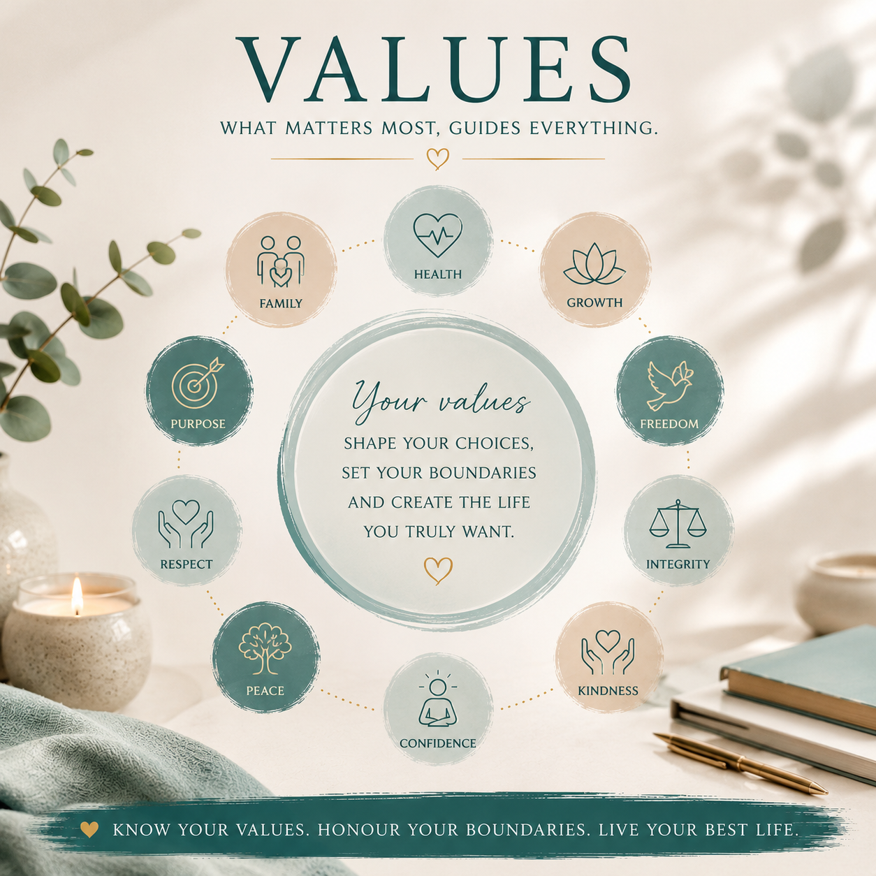 Hard Back Workbook - Boundaries That Set You Free - A Practical Guide to Saying No, Building Confidence & Protecting Your Peace