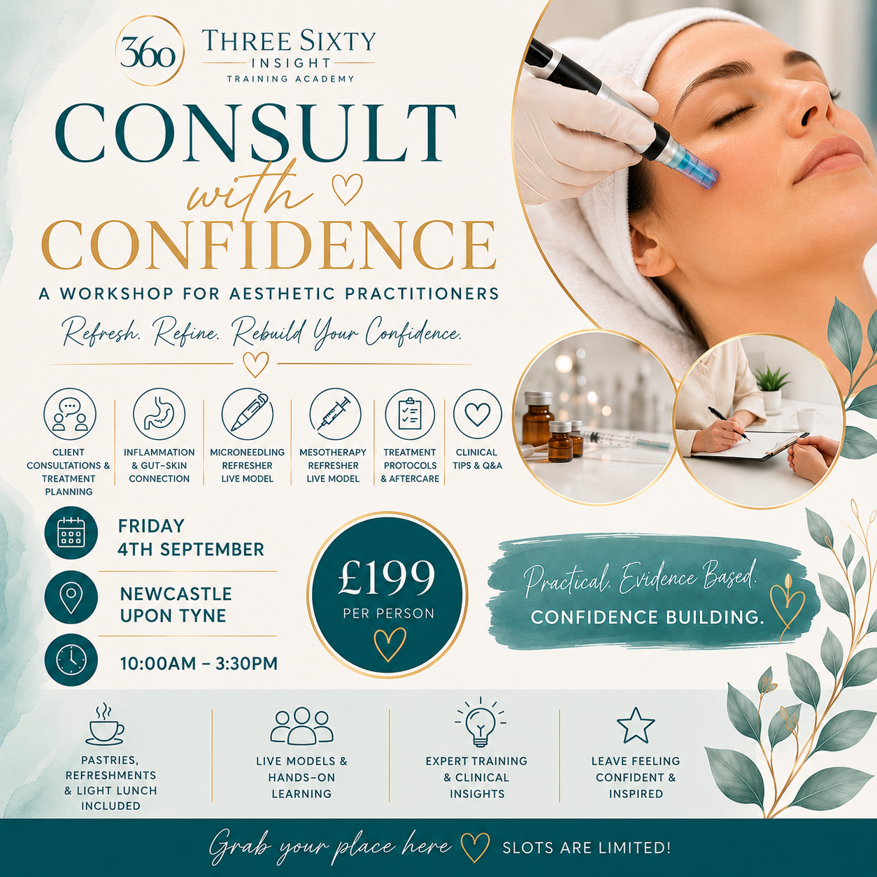 CONSULT WITH CONFIDENCE Confidence Workshop for Aesthetic Practitioners - Face to Face Training