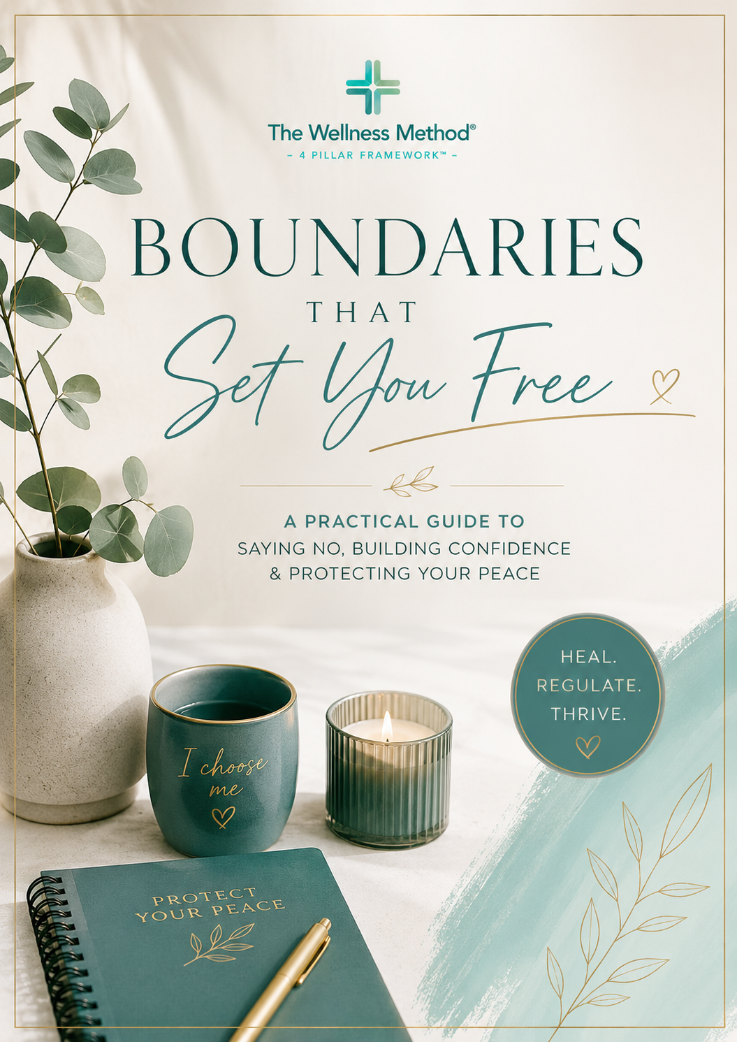 Hard Back Workbook - Boundaries That Set You Free - A Practical Guide to Saying No, Building Confidence & Protecting Your Peace