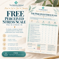 FREE PERCEIVED STRESS SCALE – PSS-10 - Instant Download