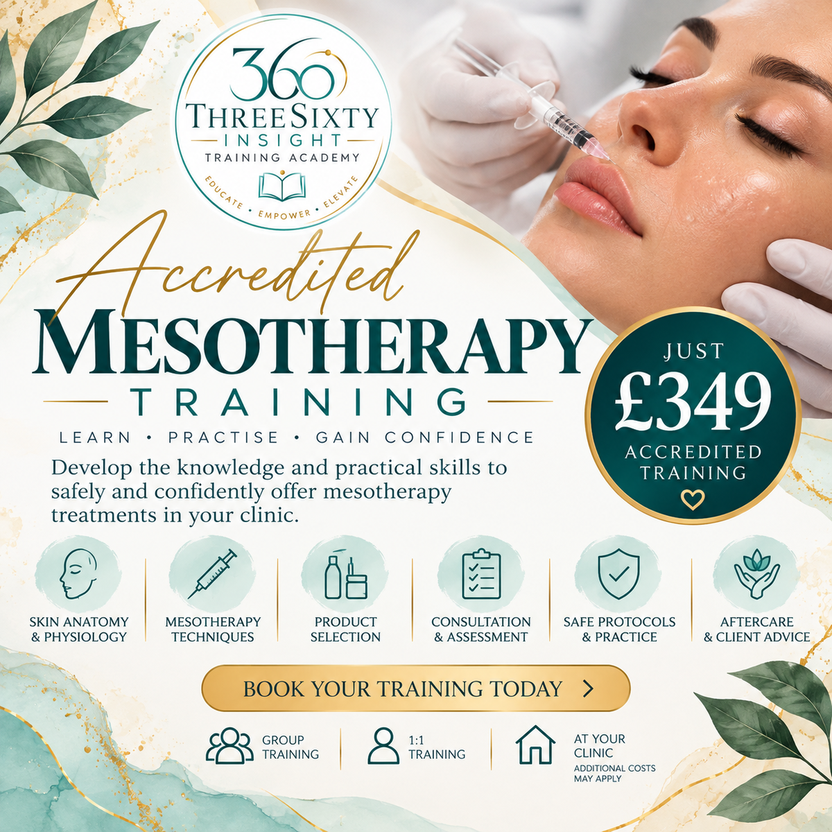 Accredited Mesotherapy Training – £349 - Face To Face