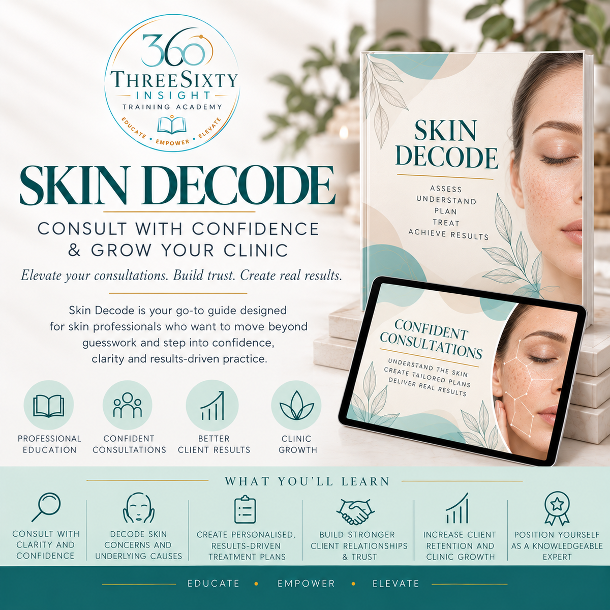 Skin Decode - Consult with Confidence & Grow Your Clinic (25 page ebook/presentation)