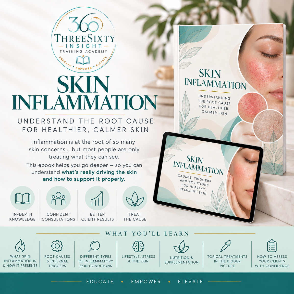 Skin Inflammation ebook/presentation -  Decoding the Root Causes of Your Skin (35 pages)