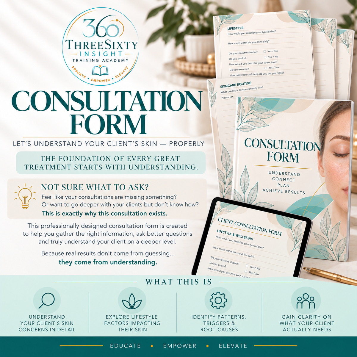 Consultation form -The foundation of every great treatment starts with understanding.