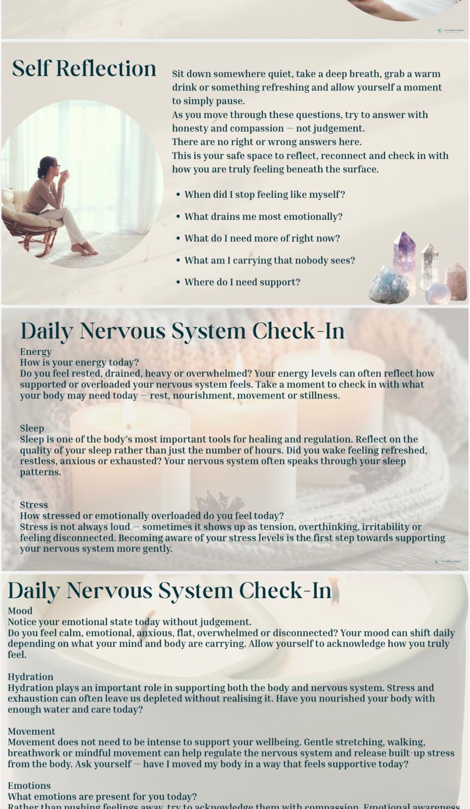 FREE Nervous System Reset Workbook - A Gentle Guide For Emotionally Overwhelmed Women