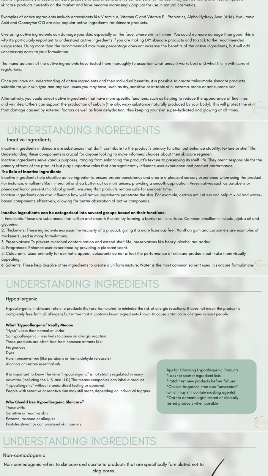 The Ultimate Skin Ingredients Guide (91 pages) Build Confidence. Improve Results. Elevate Your Knowledge.