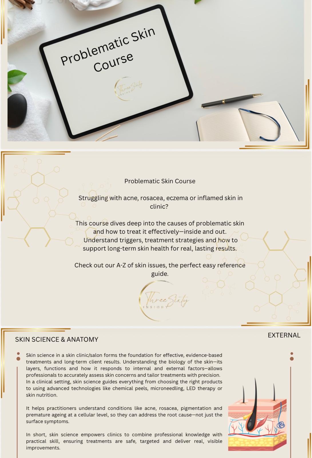 3 Unbranded Skin ebooks or Courses - Customise. Rebrand. Resell. Grow your business.